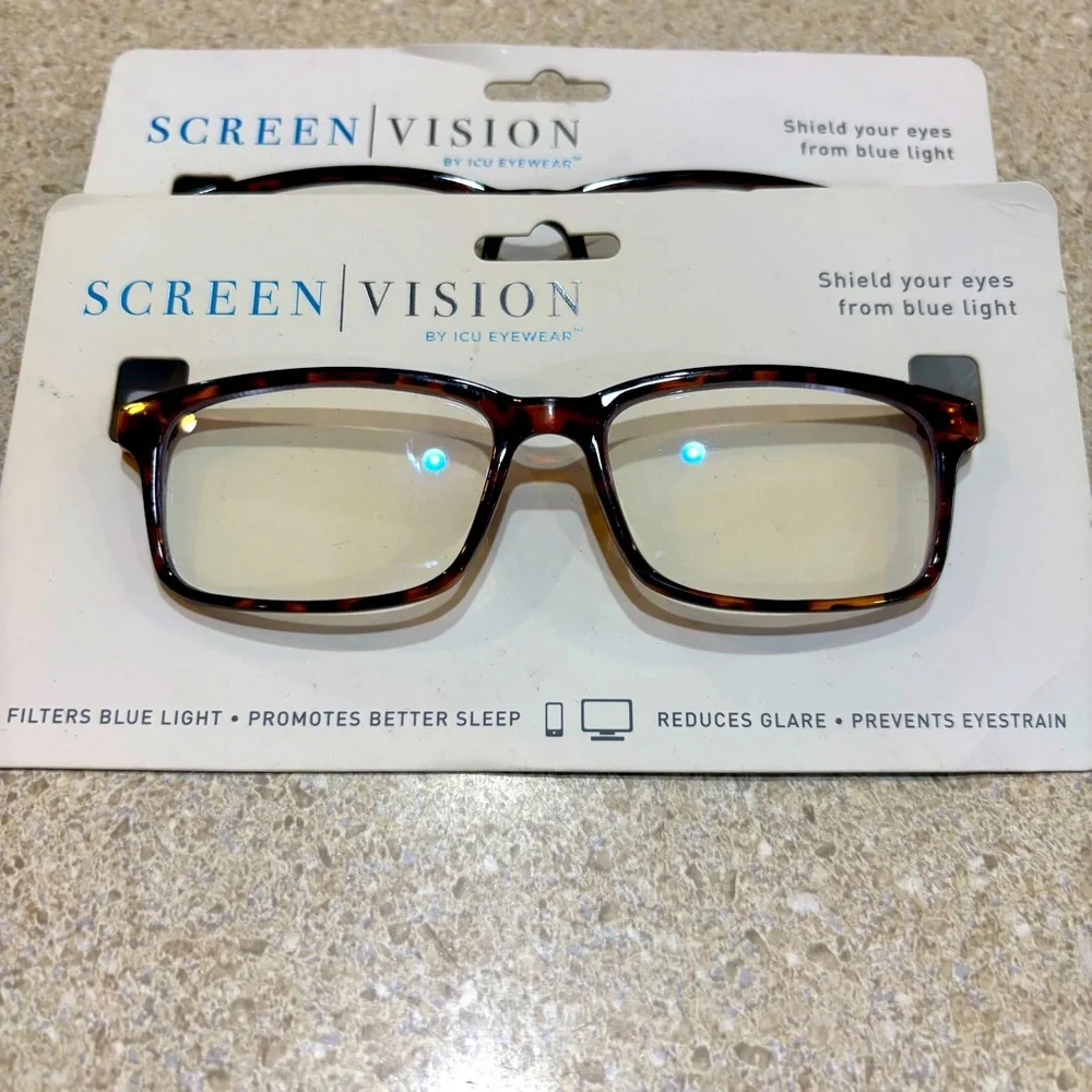 Blue Light Filtering Glasses By ICU Eyewear Screen Vision Reduced Glare